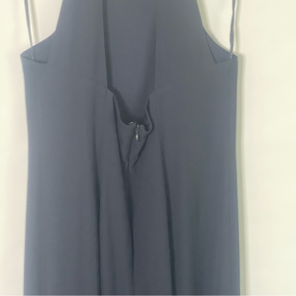 Marina floor length formal gown with embellished collar & flowy bottom Size 10 - Picture 10 of 16